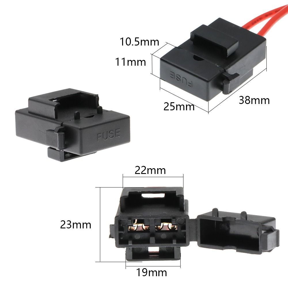 Extension Cord Car Fuse Holder ACC Fuse Box Large Size Standard Mini Micro2