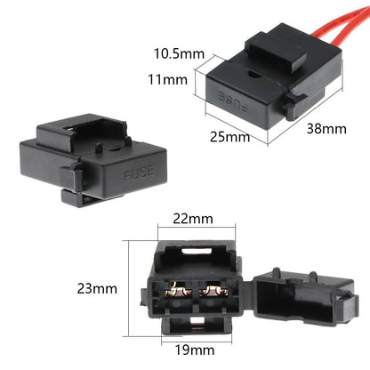 Extension Cord Car Fuse Holder ACC Fuse Box Large Size Standard Mini Micro2