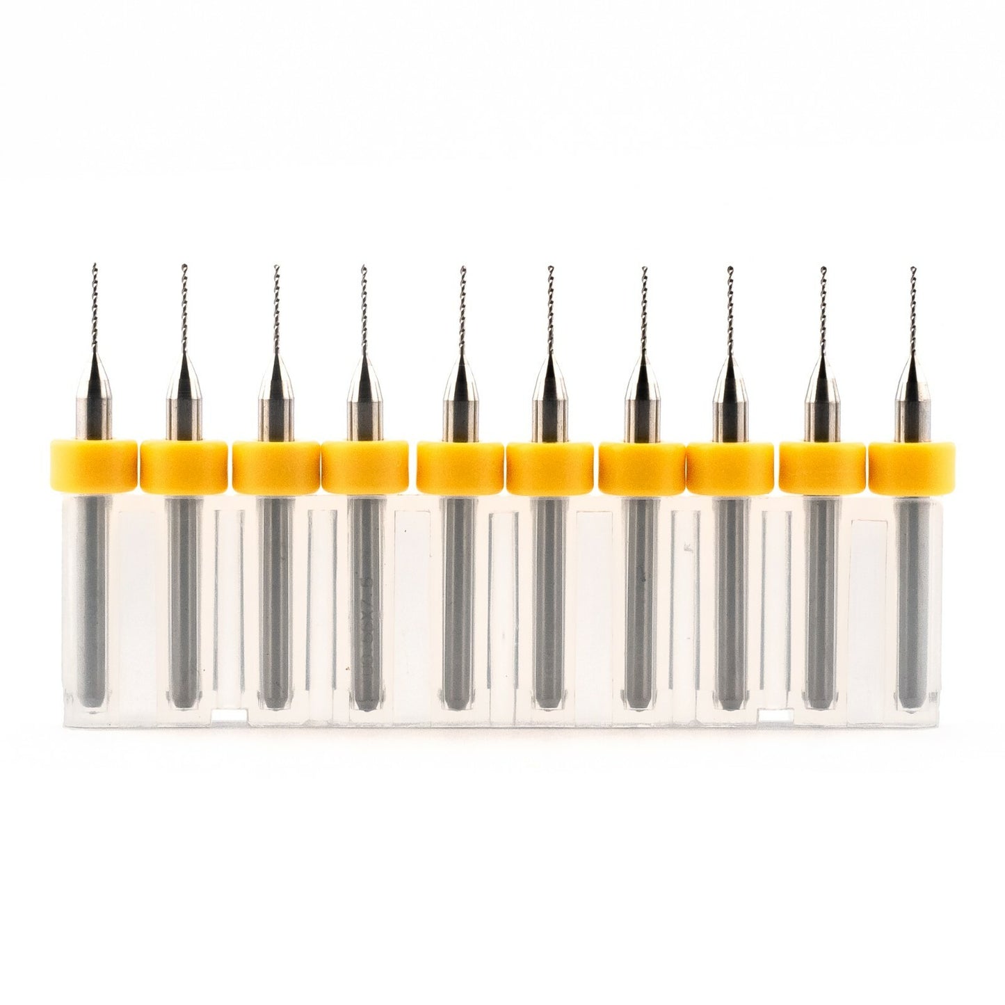 10pcs 0.55mm Micro Tungsten Carbide Twist Drill Bit PCB For Dremel CNC Tool