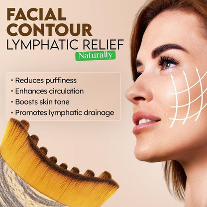 Lymphatic Contour Face Brush Dry Brushing Face Brush Lymphatic Drainage Massage