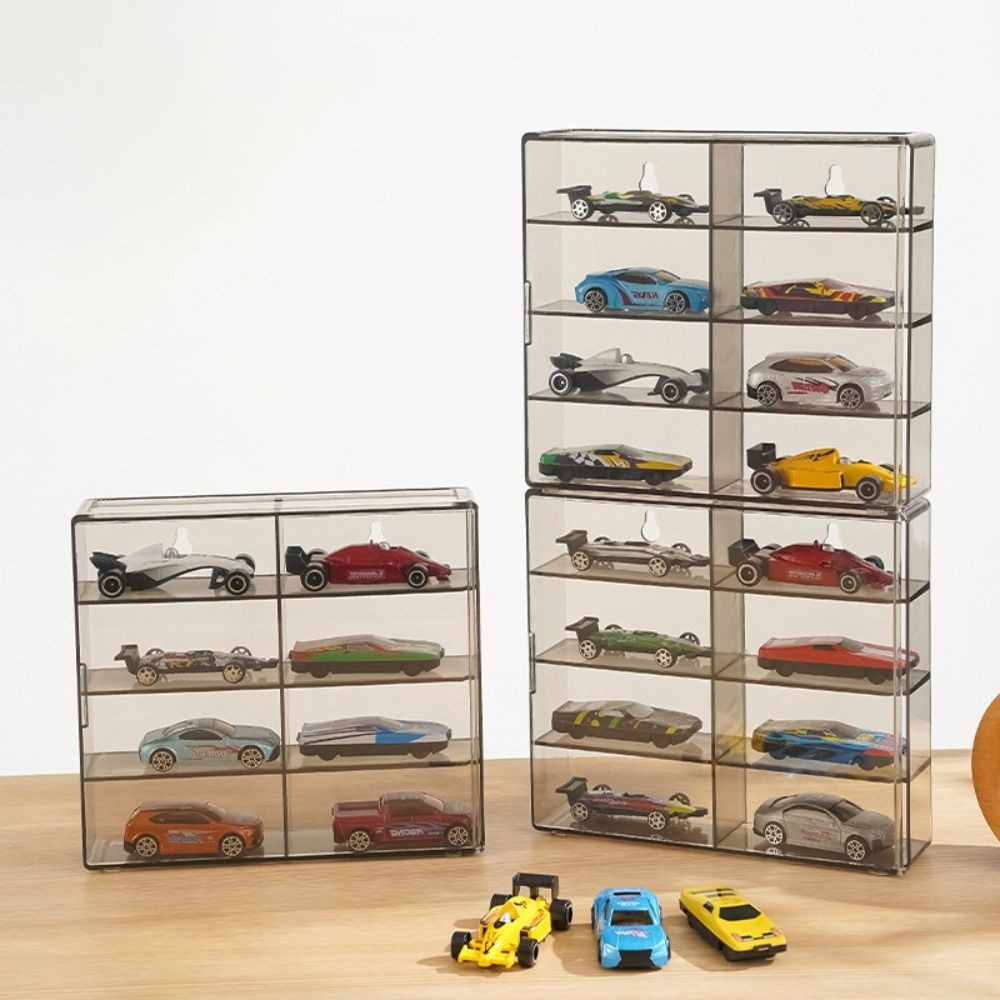 8 Grids Toy Model Cars Display Box 1:64 Display Rack Cabinet  Hotwheels Cars