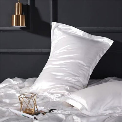 2x Mulberry Silk Standard Pillow Case Slip Protector Genuine 25 Momme Silk Gift