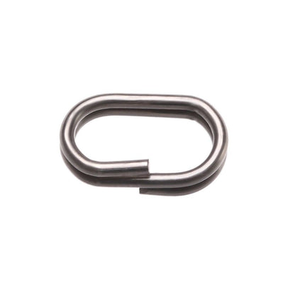 Durable Fast Lock Connector Fishing Hanging Snap Oval Split Rings Barrel Swivel