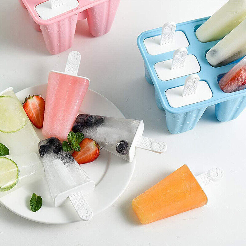 Silicone Ice Cream Mould Block Frozen Molds Icy Pole Jelly Popsicle AU Stock
