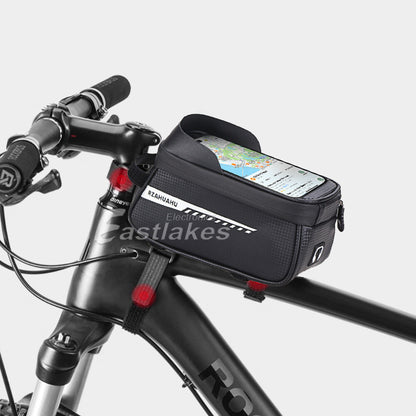 Waterproof Bike Bicycle Motorcycle Handlebar Mount Holder Case Compatible with Apple Samsung
