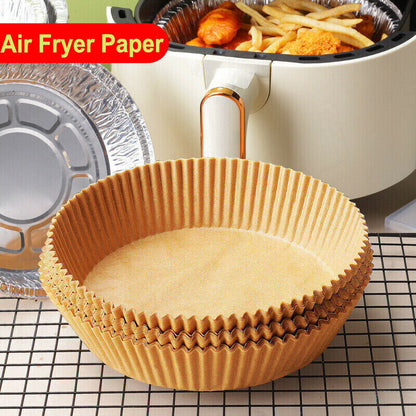 50/100Pcs Air Fryer Liners Nonstick Parchment Disposable Paper Baking Paper AU