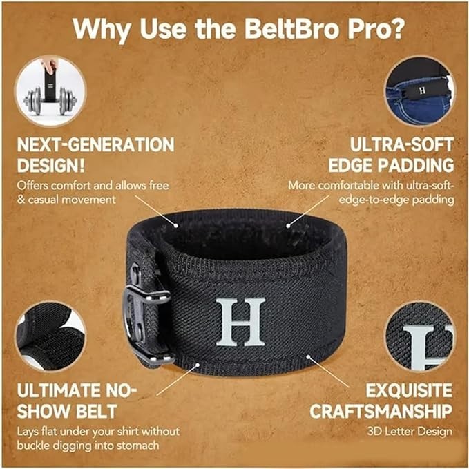 1/2 Tactical Metal Hook Elastic Belt Unisex Buckle-Less Invisible Waist Belt
