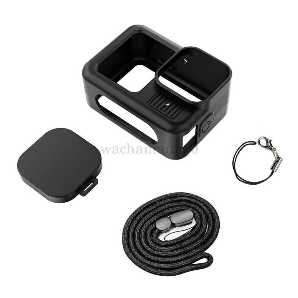 Black Silicone Sleeve Protective Case Cover Compatible with GoPro Hero 13 Accessories