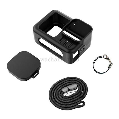 Black Silicone Sleeve Protective Case Cover Compatible with GoPro Hero 13 Accessories