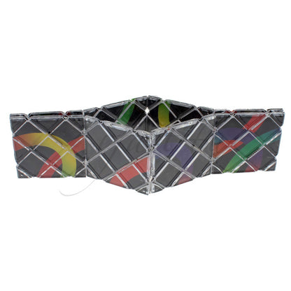8 Panel 3 Ring for Rubik Master Magic Folding Puzzle Toy Ghost Hand AU