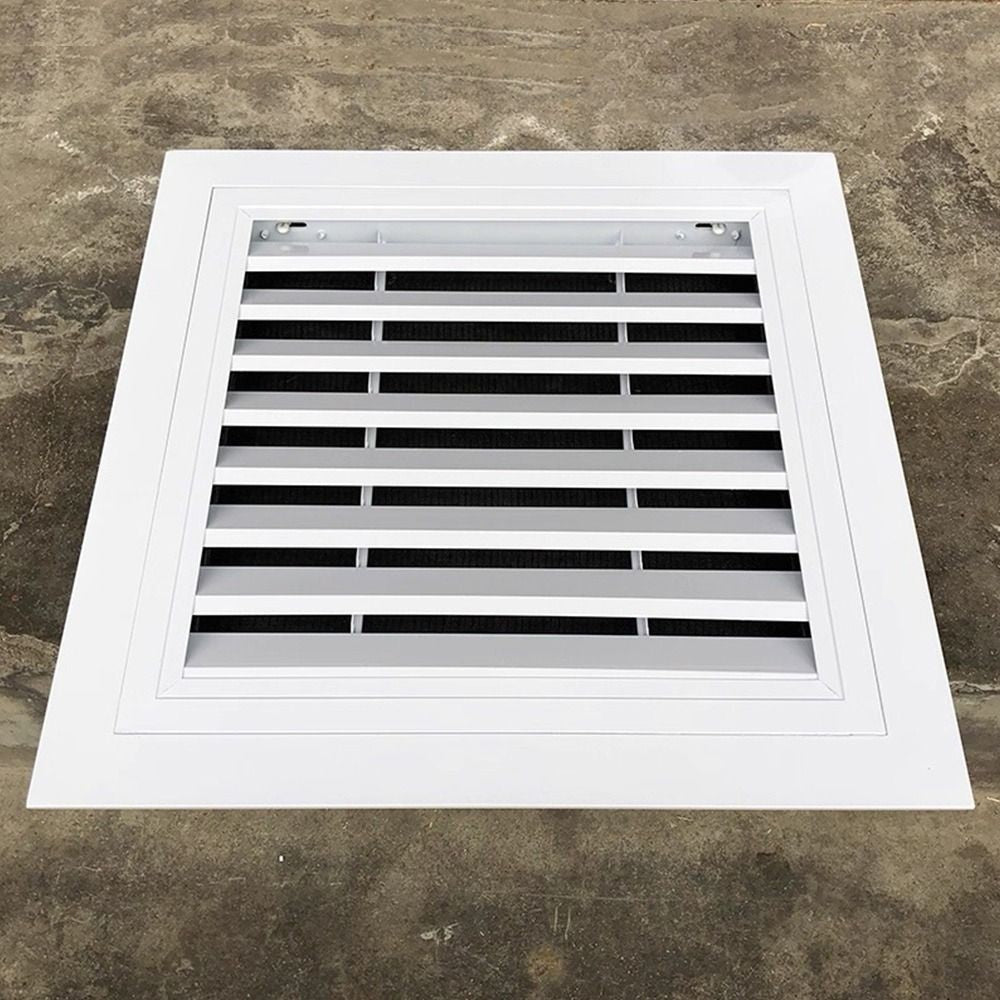 Square Air Vent Grille Aluminum Alloy Gable Wall Shed Vent  Attics