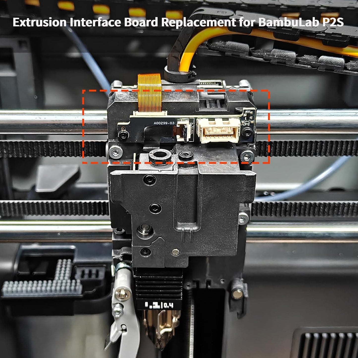 For Bambu lab P2S Extruder Connection Board Extrusion interface board 3D printer