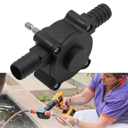 Hand Electric Drill Drive Self Priming Pump Water Oil Transfer Small Pumps Home