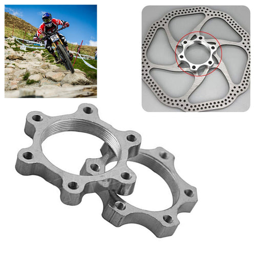 Freewheel Bike Flange Adapter 6 Bolt Threaded Hubs Disk Disc Brake Rotor