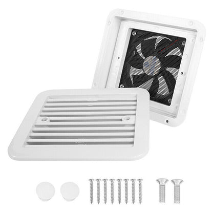 RV Caravan Motorhome Side Air Trailer Vent Ventilation Cooling Exhaust Fan 12V