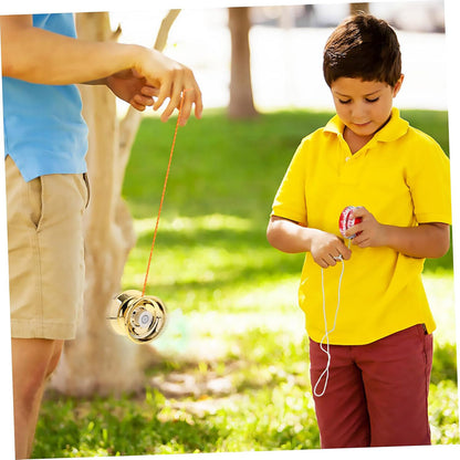 Alloy Metal Professional Yo-Yo Bundle Bearing Ball Kids Toy Boys Magic YoYo Gift