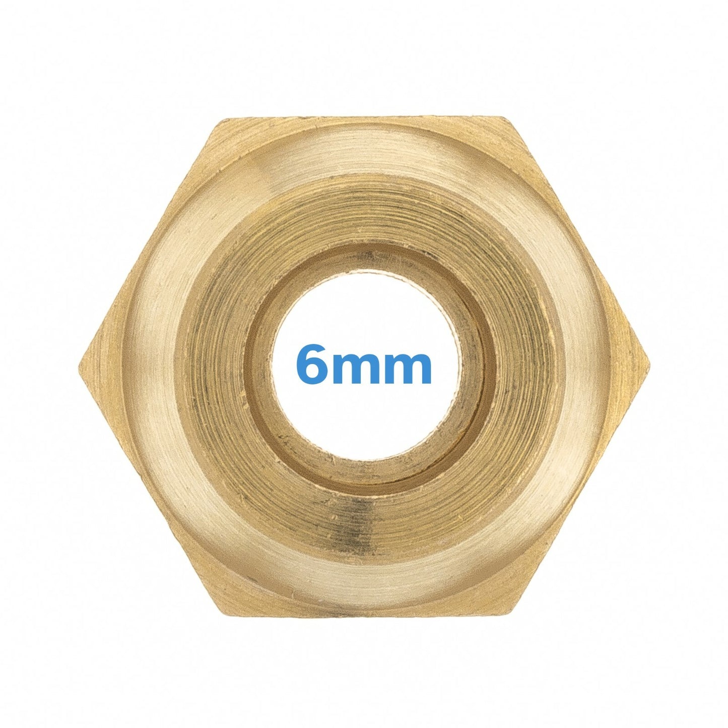 Brass Flared Fitting 1/8" BSP x 6mm Copper Pipe Tube Connector Clamp Gas Adapter