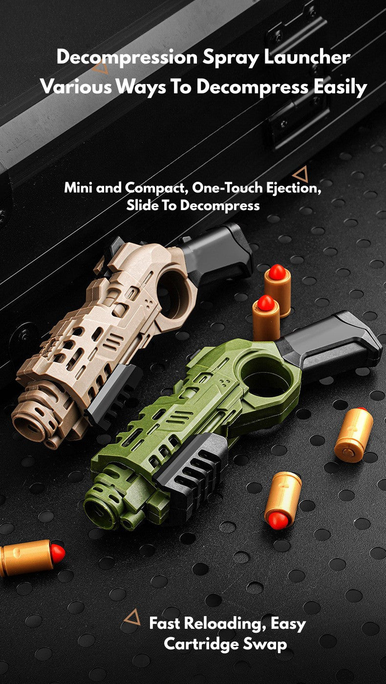 Fidget Toy gun Cool Shotgun Style EDC Slider Pop Gun Stress Relief Toy Gift
