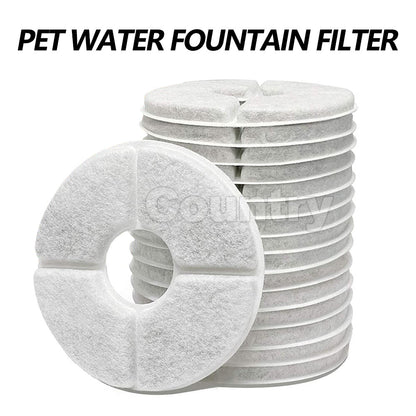 12Pcs Carbon Filters Water Fountain Replacement For Pet Dog Cat Water Drinking