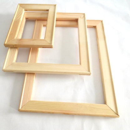 4pcs DIY Painting Frames Wooden Frame Kits for Canvas Oil Painting Picture Tool
