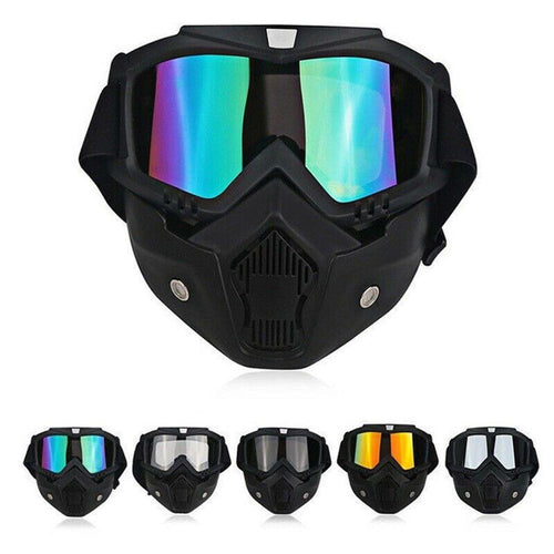 Safety Face Shield Mask Goggles Kits Anti Dust Mouth Filter Work Eye Protection