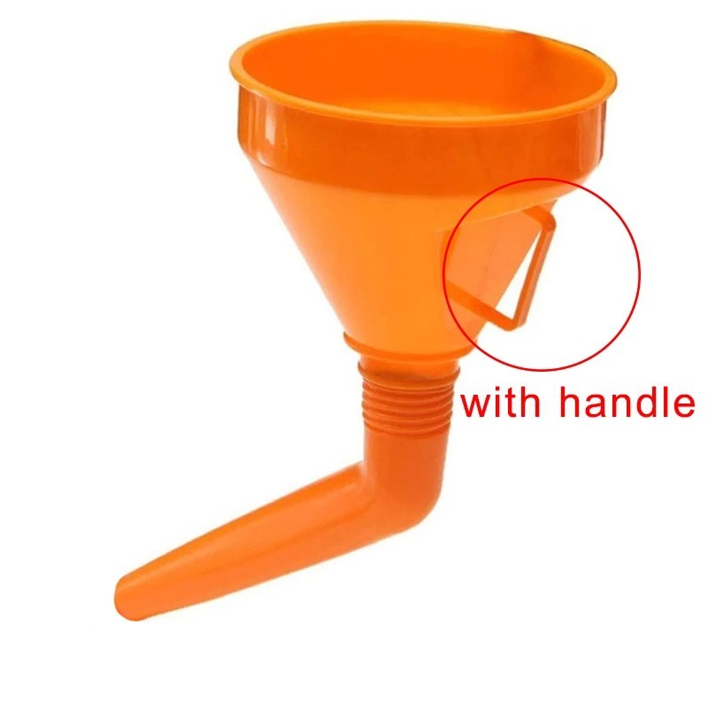 Heavy Duty Fuel Funnel w/ Flexible Spout Filter Oil Petrol Water Car