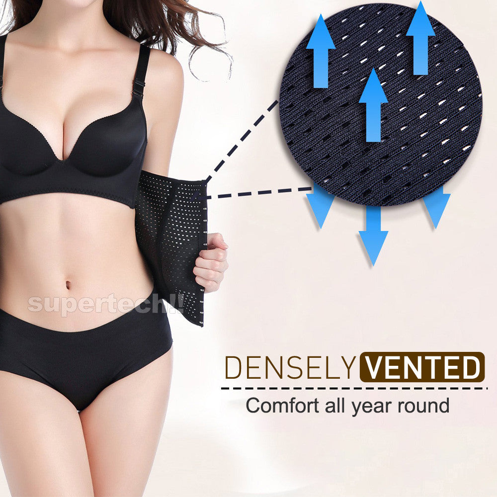 Women Corset Waist Trainer Tummy Girdle Belt Body Shaper Training Corset Trimmer