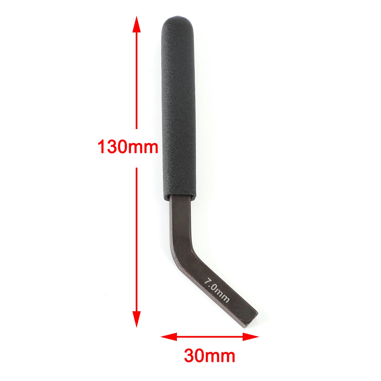 Engine Brake Adjustment Tool 7mm Brake Feeler Gauge For Cummins ISX Black