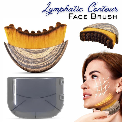 Lymphatic Contour Face Brush Dry Brushing Face Brush Lymphatic Drainage Massage