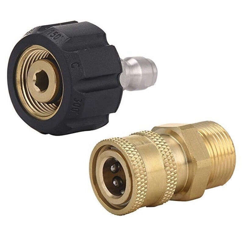 Brand New Pressure Washer Adapter 1/4" Quick Connect Kit M22-14 Adapter Au Stock