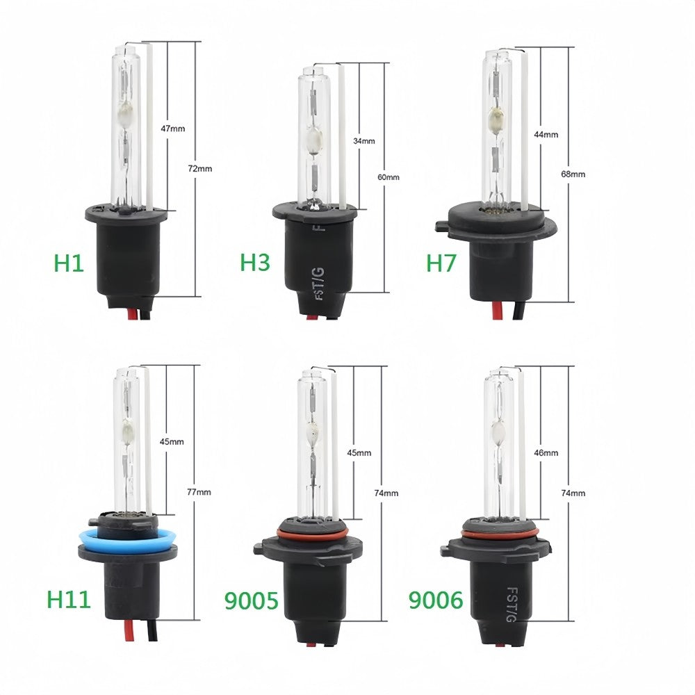 2 x H1 55W HID Globes HID XENON Bulb 3000K 4300K 5000K 6000K 8000K 10000K 12000K