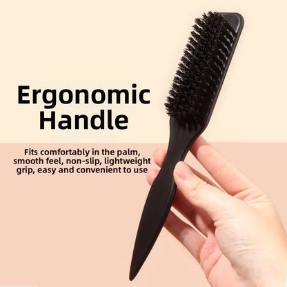 Slick Back Hair Brush Unisex Backcombing Hair Styling  Brush  Thick/Fine Hair
