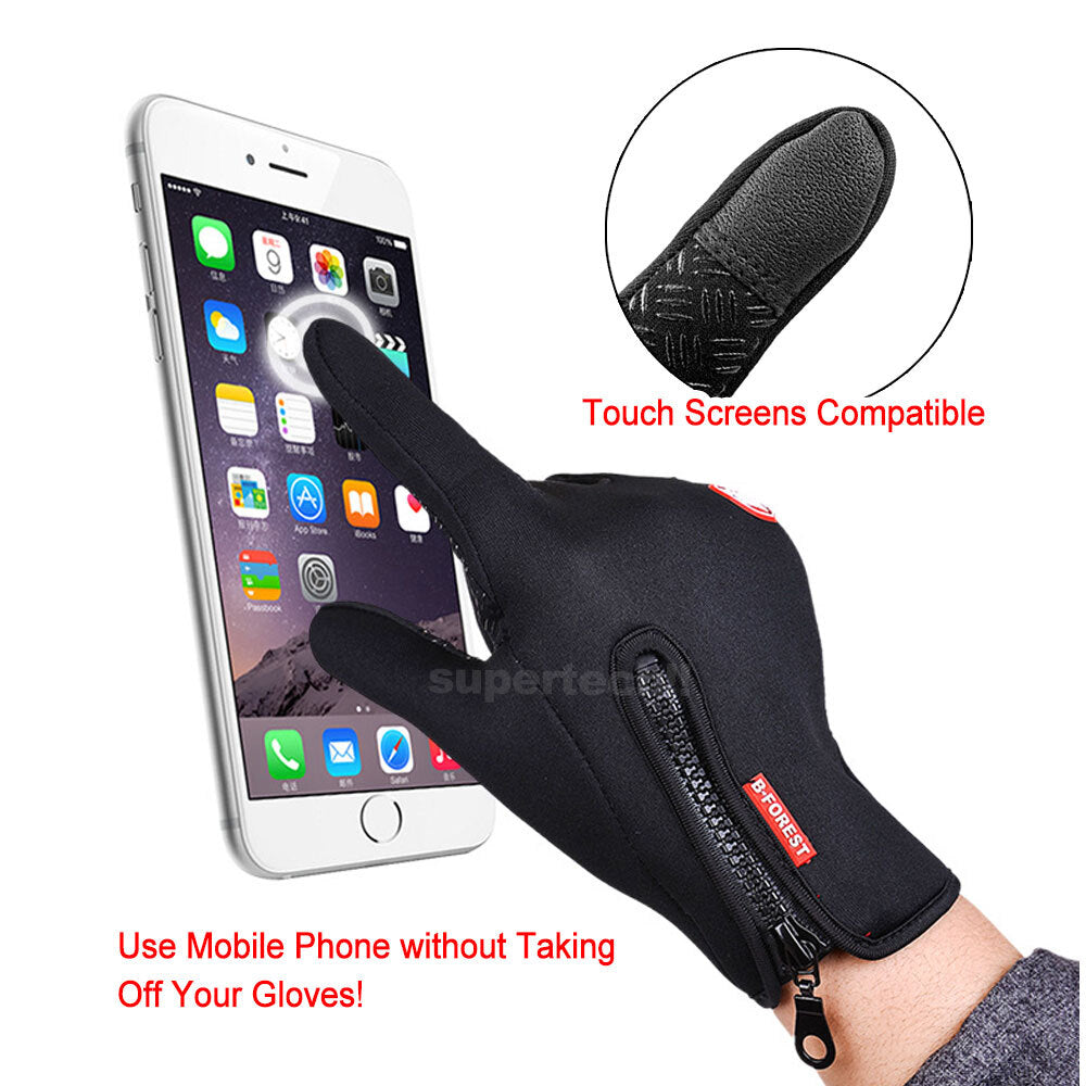2026 Winter Gloves Waterproof Touch Screen Gloves Cycling Gloves Windproof Warm