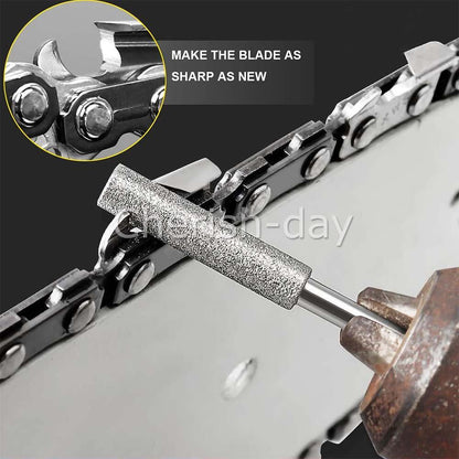 10X 5/32" 4mm Diamond Grinding Stone for Chainsaw Chain Sharpener Grinding Tool