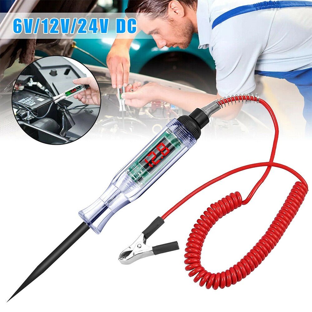 6-24V Digital Electric Circuit LCD Tester Test Lights Car Truck Probe Pen