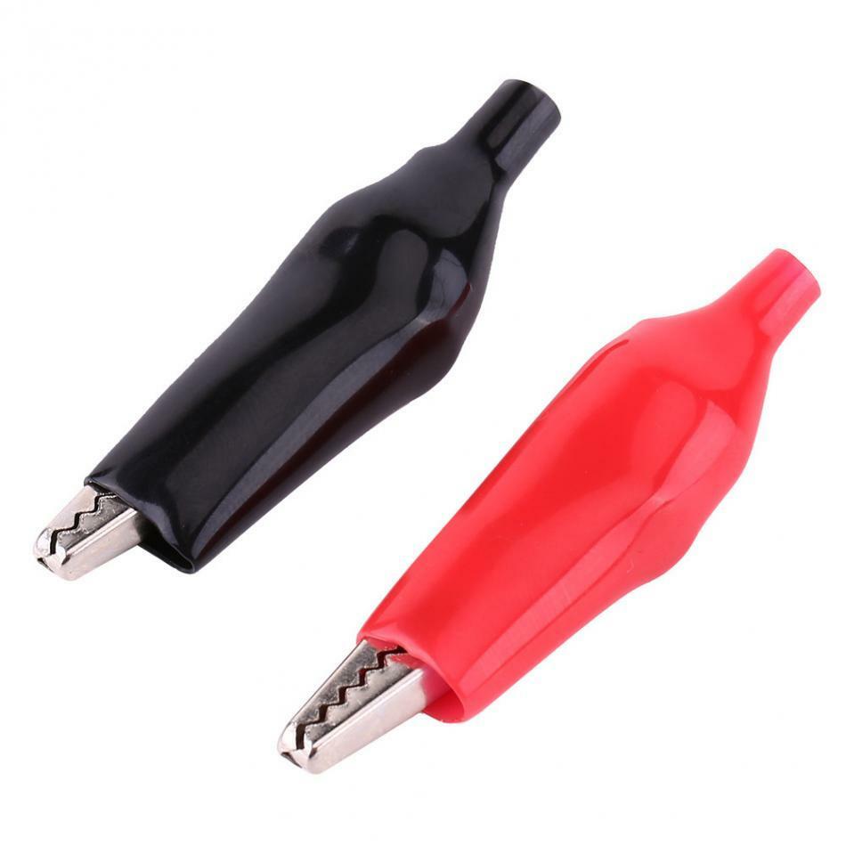Small/Medium/Large Alligator Crocodile Clip Red&Black For Test Wire Connection