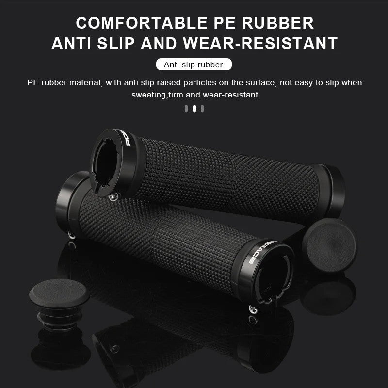 Anti Slip Lock On Bike Handlebar Handle Hand Grips BMX MTB Mountain Bicycle