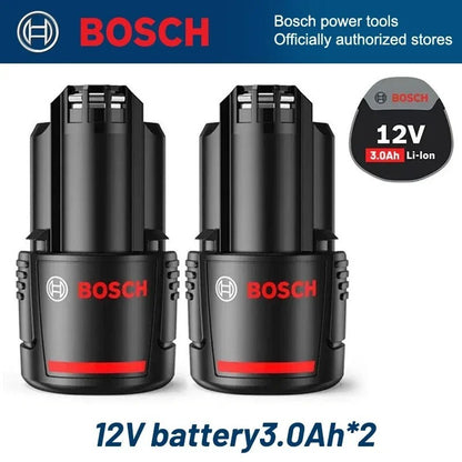 Original 3.0Ah 12V battery, 3000mAh BAT411 Lithium ion Rechargeable – Compatible with Bosch