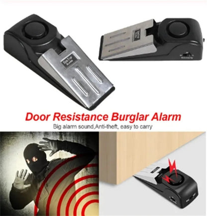 1-4PCS Door Stop Alarm Wireless Home Travel Security Portable Safety Wedge Alert