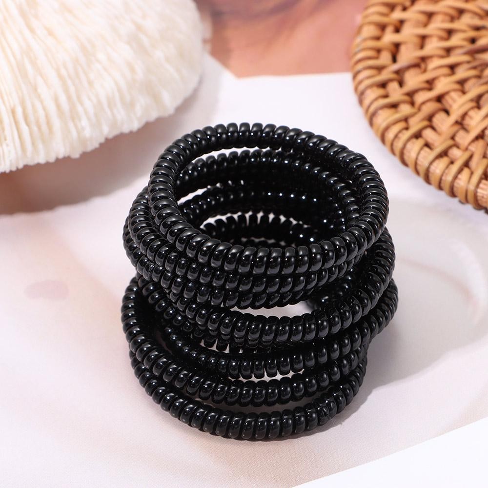 Accessory Girls Super Thin Ponytail Holder Hair Ropes Rubber Telephone Wire