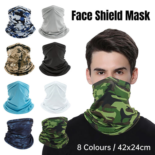Bandana Face Shield Mask Fishing Headwear Biker Neck Tube Scarf Head Windproof