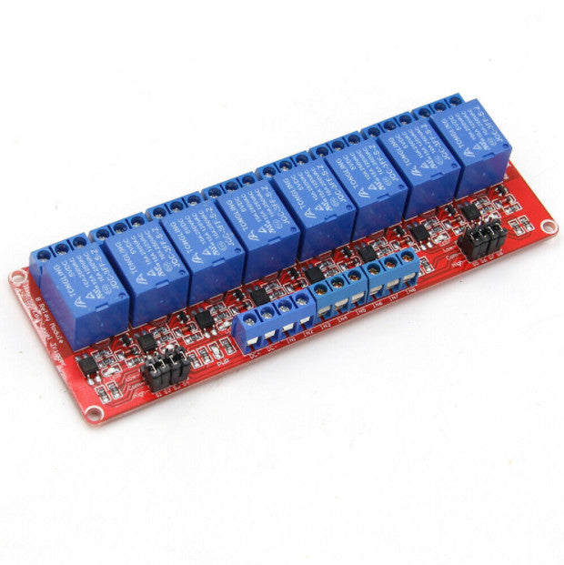 5V or 12V 1-2-4-8 Channel Relay High Low Level Optocoupler Module for Arduino PI