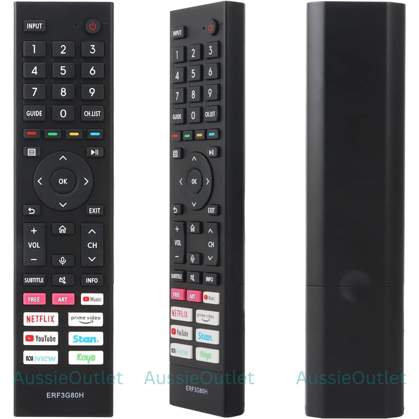 Remote Control for HISENSE TV ERF3G80H 43A7G, 50A7G, 55A7G, 65A7G, 75A7G, 85A7G