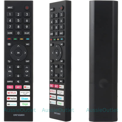 Remote Control for HISENSE TV ERF3G80H 43A7G, 50A7G, 55A7G, 65A7G, 75A7G, 85A7G