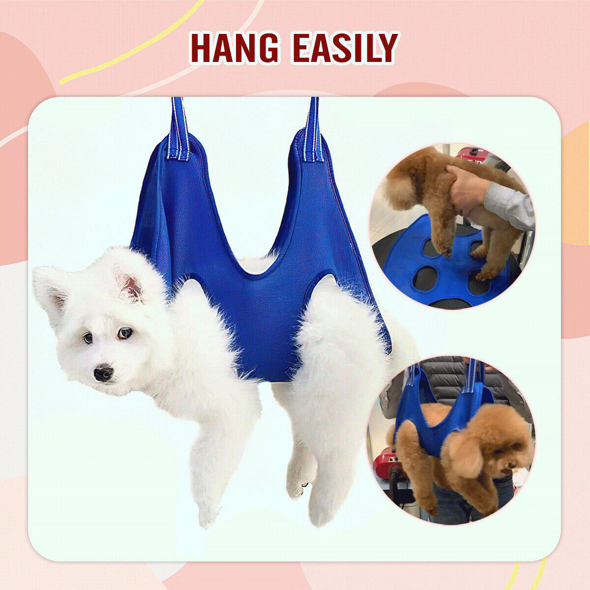 Hammock Helper Pet Dog Cat Grooming Restraint Bags for Bathing Trimming Nail AU
