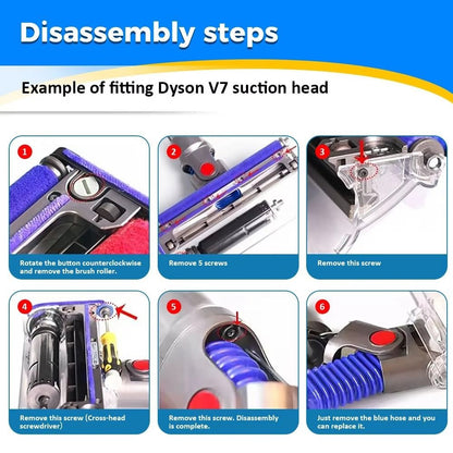 Replacement Vacuum Cleaner Hose Compatible with Dyson V6/V7/V8/V10/V11/V15