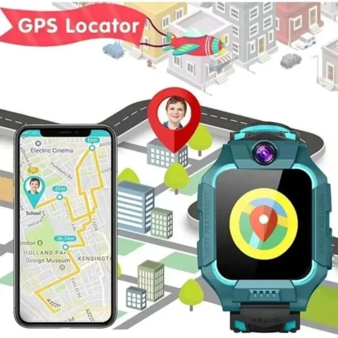 Kids Smart Watch SOS GPS Location Sim Card Call Child Smart Camera Waterproof