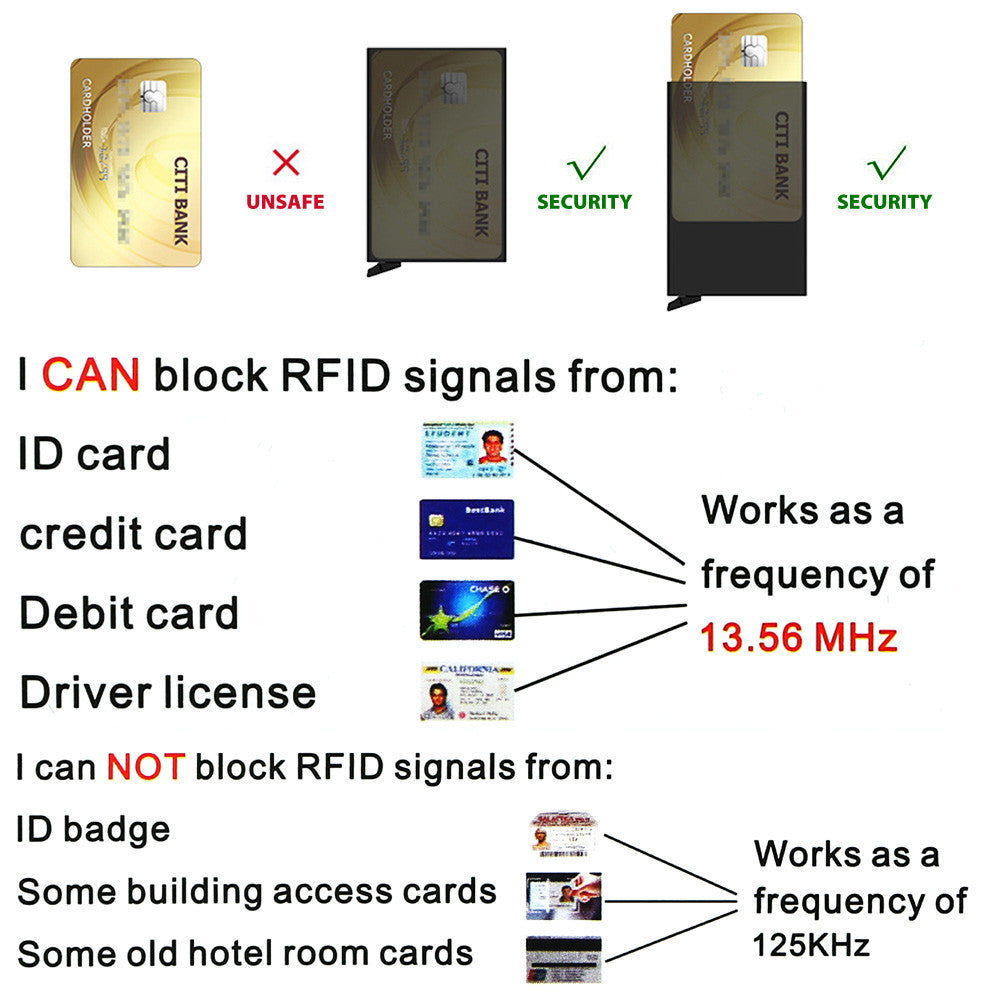 Men's RFID Blocking Leather Wallet Slim Credit Card ID Holder Carbon Fiber Purse