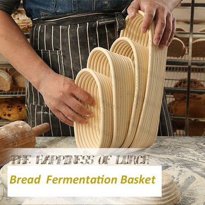 Proofing Basket Round Oval Baking Dough Basket Rattan Sourdough Banneton Bread