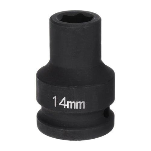 Deep 6-Point Impact Socket 3/4" Drive 14mm Metric 40Cr Impact Socket